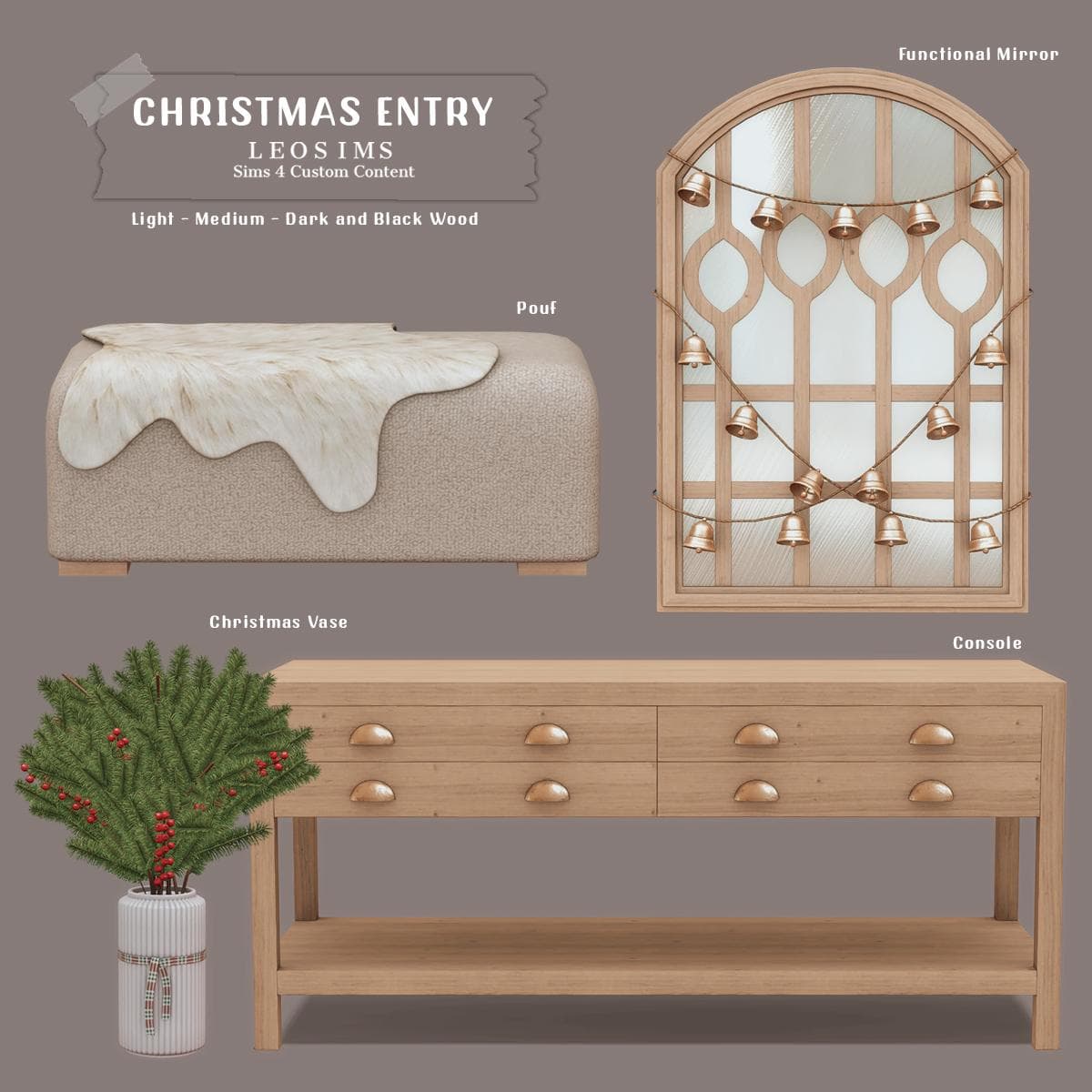 Сет для прихожей Christmas Entry